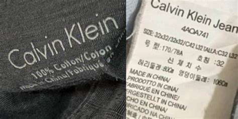 calvin klein made in china original|Calvin Klein made in China.